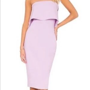 Likely Strapless Lavender Dress
